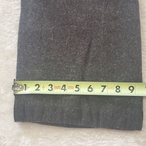 Banana Republic Factory Martin Fit Brownish Gray Speckled Wool Trousers, Size 8R - Picture 5 of 10